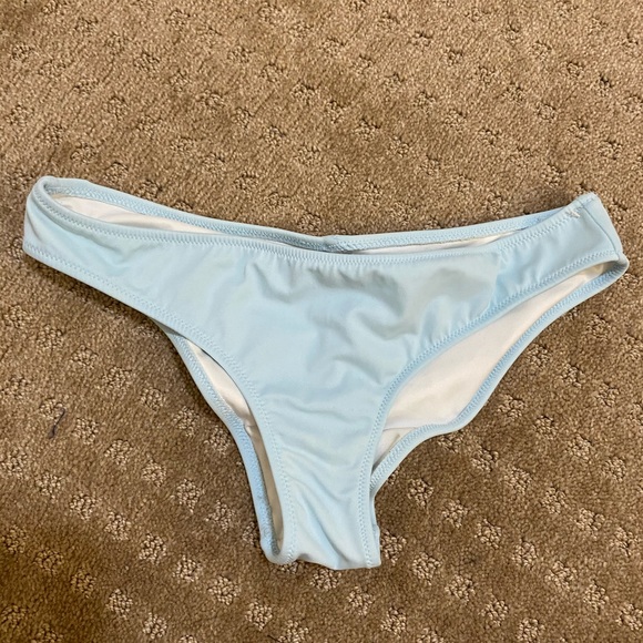pink ruched bikini bottom - Picture 1 of 3